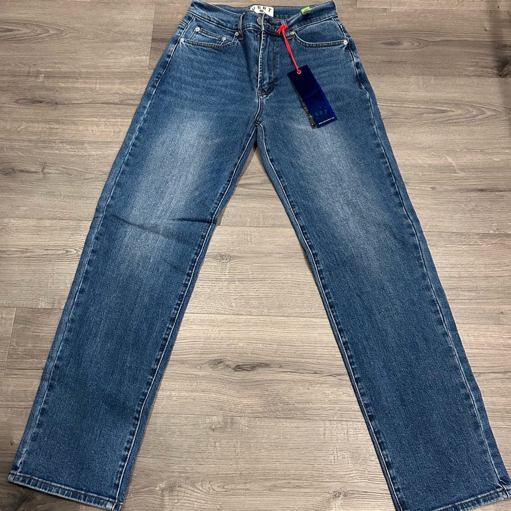 ❥𝖵𝖨𝖡𝖱𝖠𝖭𝖳 𝖬𝖨𝖴: High Rise Straight Leg Jeans - Picture 2 of 9